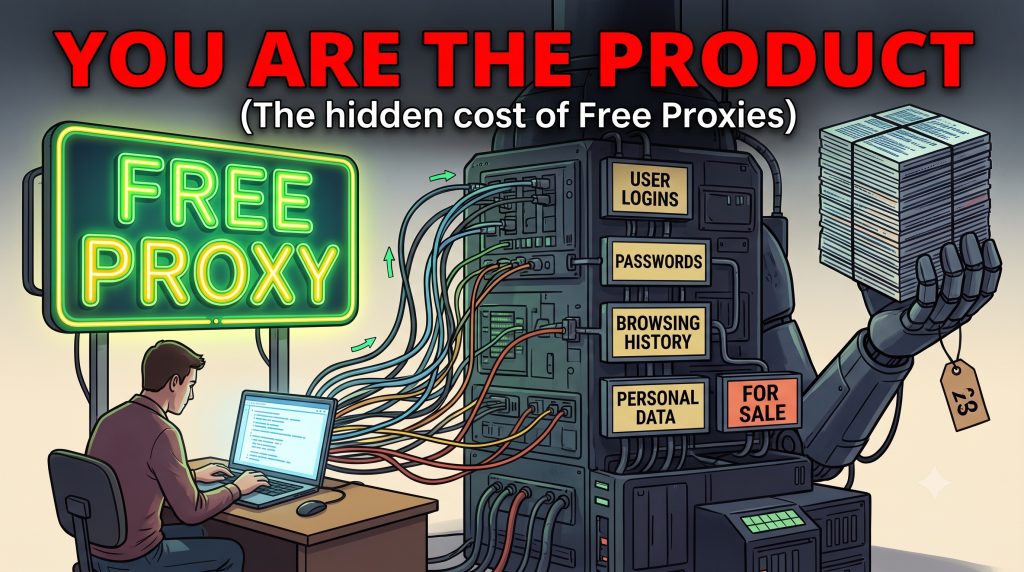 Free Proxies: You Are the Product